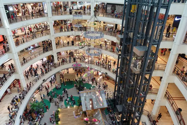 stock image November 24, 2018. Christmas decorations in Chadstone shopping center in Melbourne, Australia