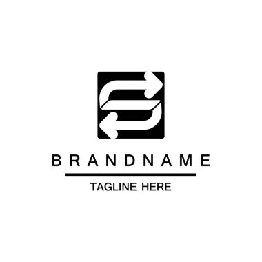 initial letter C S recycle proccess logo