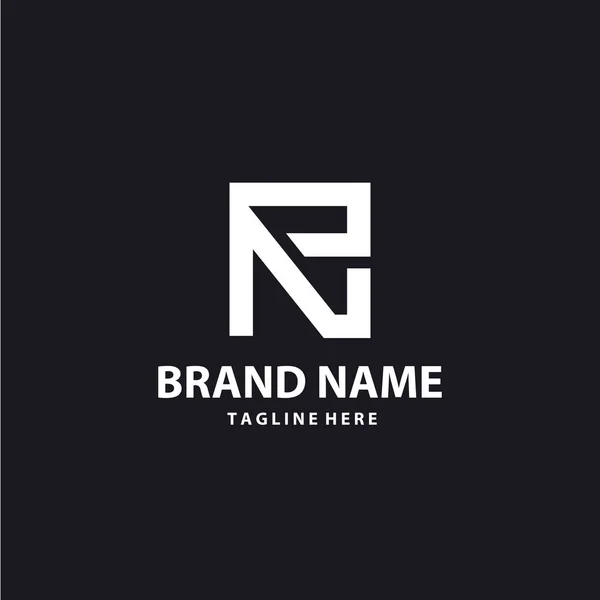 Logo Letter Design Auf Luxuriösem Hintergrund Logo Monogramm Initialen Buchstabenkonzept — Stockvektor