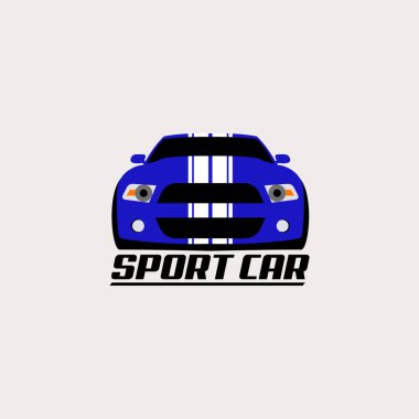 Spor Araba Logosu Tasarımı. Otomotiv, Araba Fuarı, Araba Satıcısı Logosu Tasarım Vektörü