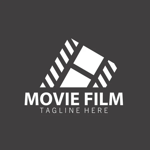 Higt Filmproduction Entertvêtement Logo Design Vecteur — Image vectorielle