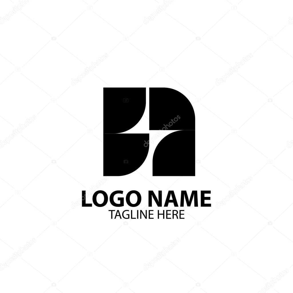 Letter N roll logo design vector