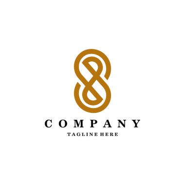 ilgili herhangi bir iş için yaratıcı HS logo vektör tasarımı