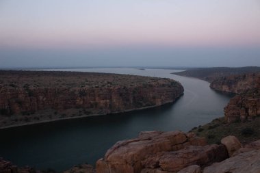 Hindistan 'ın Gandikota Büyük Kanyonu Kadapa, Andhra Pradesh' te yer alan turizm merkezi.