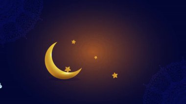 Ramazan Kareem için İslam Arkaplan Animasyon Videosu. Kurban Bayramı ve Kurban Bayramı Video Şablonu Arkaplanı