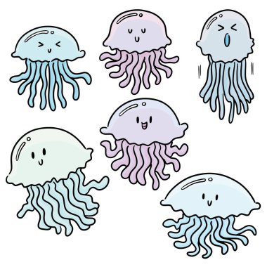 vektör kümesi denizanası