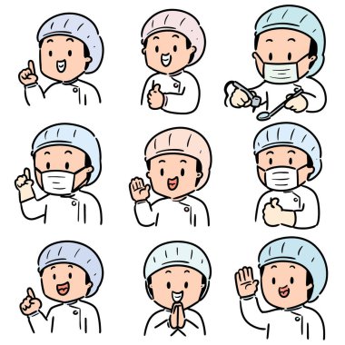 diş hekimi vektör kümesi