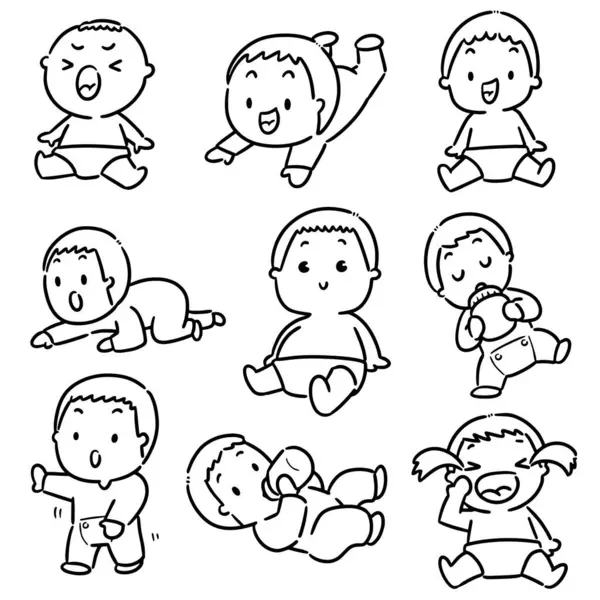 Bebek vektör kümesi