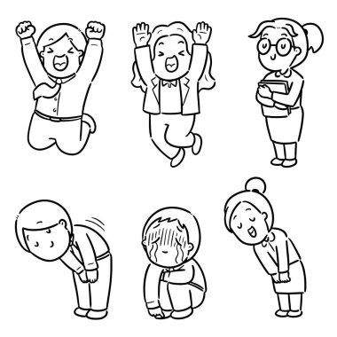 İş adamları vektör ayarla