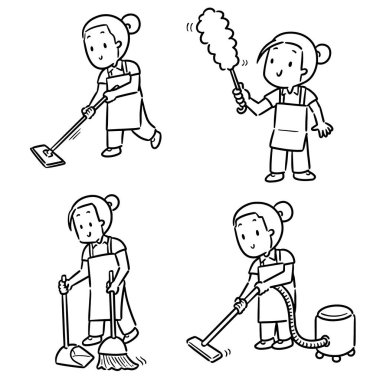 hizmetçi vektör kümesi