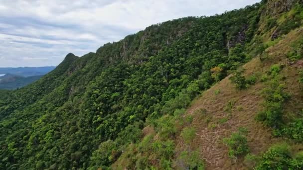Imágenes Drones Las Montañas Filipinas Podemos Ver Hermosas Montañas Verdes — Vídeos de Stock