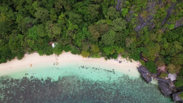 Drone Bilder Filippinerna Stränder Fångar Fascinerande Skönhet Detta Tropiska Paradis — Stockvideo