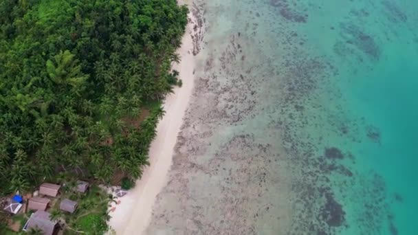 Drohnenaufnahmen Von Philippinischen Stränden Fangen Die Faszinierende Schönheit Dieses Tropischen — Stockvideo