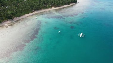 Filipinler sahillerinin insansız hava aracı görüntüleri bu tropik cennetin büyüleyici güzelliğini yakalar. Kristal berraklığında turkuaz sulardan el değmemiş beyaz kumlu kıyılara.