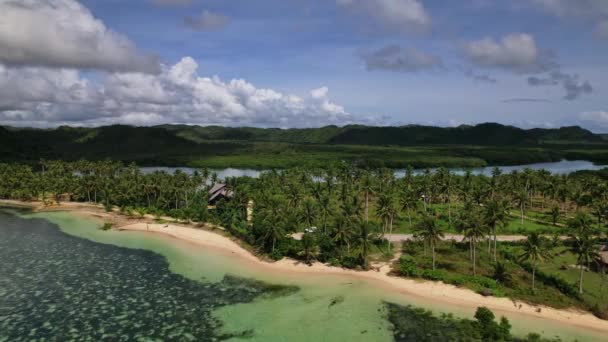 Fülöp Szigeteki Strandokról Készült Drónfelvételek Megragadják Ennek Trópusi Paradicsomnak Lenyűgöző — Stock videók