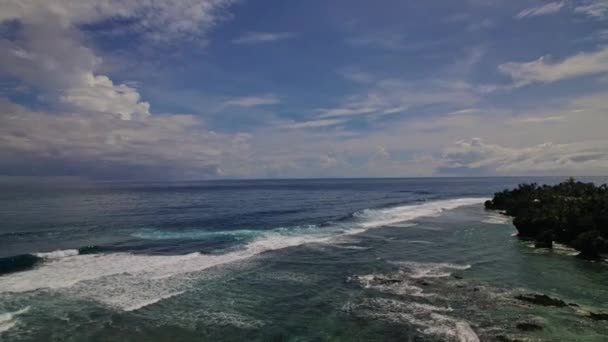Imagens Drones Vista Aérea Praia Como Assunto Principal Nas Filipinas — Vídeo de Stock