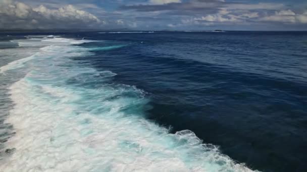 Imagens Drones Vista Aérea Praia Como Assunto Principal Nas Filipinas — Vídeo de Stock