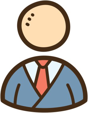 İş adamı vektörü çizimi ve grafiği