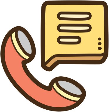 Konuşma vektörü çizimi ve grafiği