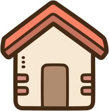 Ev adresi vektör çizimi ve grafiği