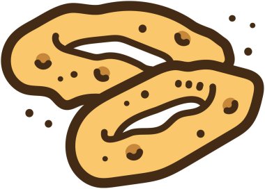 Soğan halkası vektörü çizimi ve grafiği