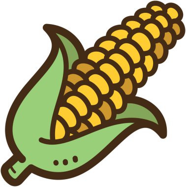 Mısır vektörü karalama çizimi ve grafik