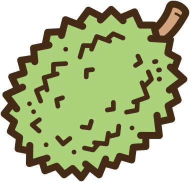 Durian vektör çizimi ve grafiği