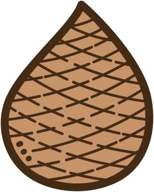 Snakefruit vector doodle illustration and graphic clipart