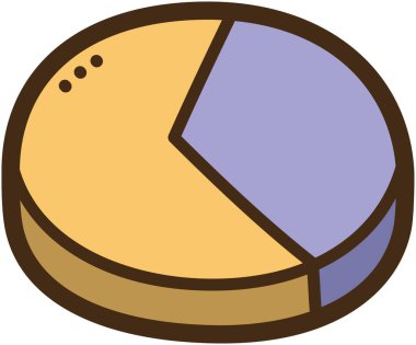 Pasta grafiği çizim çizimi ve grafik