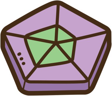 Örümcek çizelgesi karalama çizimi ve grafik