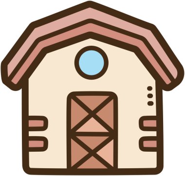 Ahır vektörü çizimi ve grafiği