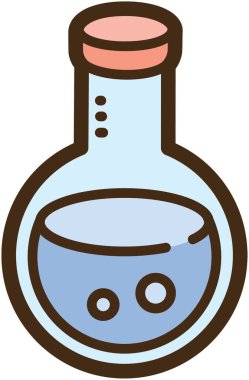 Floransa matarası vektör çizimi ve grafiği