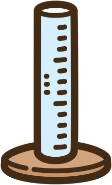 Mezuniyet silindiri vektör karalama çizimi ve grafik