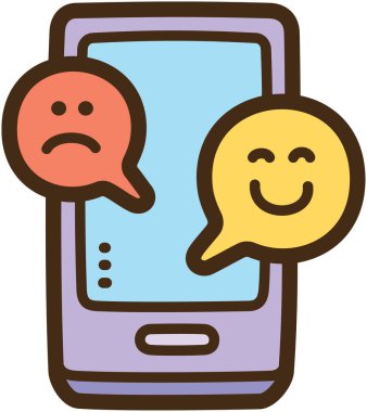 Reaksiyonlar vektör çizimi ve grafiği