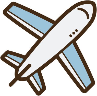 Uçuş vektörü karalama çizimi ve grafik