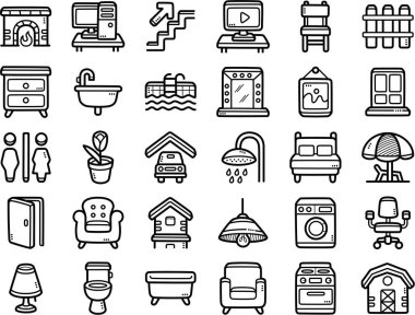 Ev ve iç mekan çizimleri, çizimler, çizimler, çizimler, çizimler, çizimler. Kanepe, yatak odası, yan masa ve medya odası gibi..