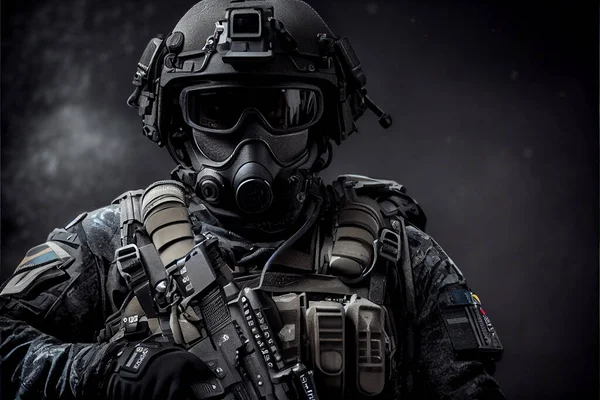 special forces soldier police swat team