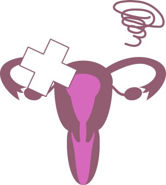 Basit sağlıksız rahim Viscera / Üreme organları.