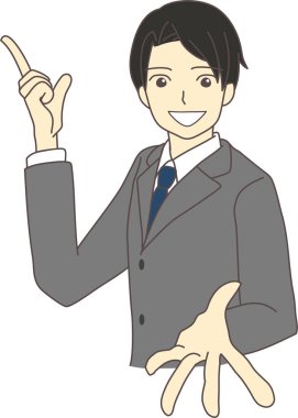 bir iş adamı çizimi