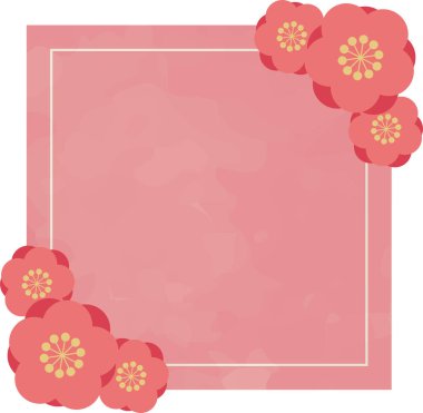 vector illustration of a background for the banner of the year of the month of the spring.peach