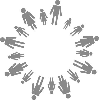 Modern simgenin vektör illüstrasyonu