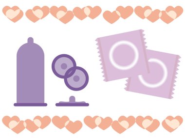baby shower icon, vector illustrationVector illustration of a condom