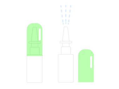 set of cosmetic tube, vector illustration