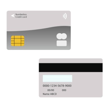 credit card with golden and white background