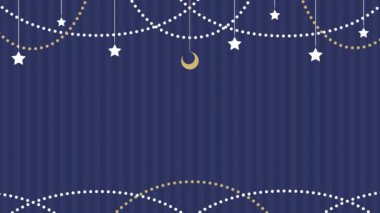 vector background with a star of christmas lights.