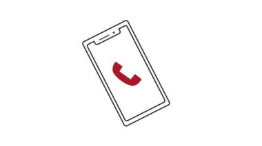 İleti vektör çizimine sahip cep telefonu