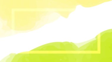 Watercolor brush style soft vitamin color background frame animation video
