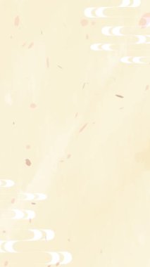 Japanese style vertical background animation video with flowing water pattern and cherry blossom snowstorm.
