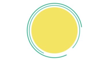 Bu dairesel kare animasyonlu siber-şık renkli bir video. Döngüsel.