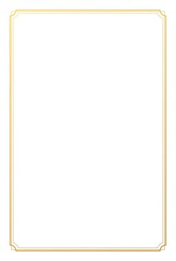 Basit yuvarlak köşeli zarif bir çerçeve. (Satır genişliği değiştirilebilir.)